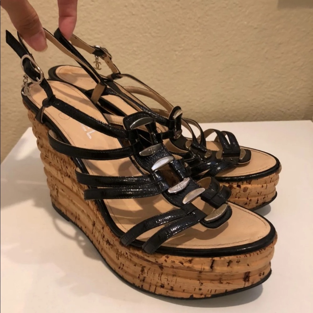 Chanel Cork Wedge’s